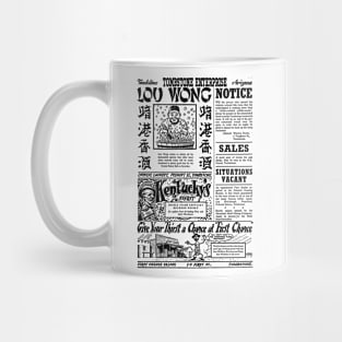 Chinese Laundry Arizona Graphic Advertising Vintage Retro Mug